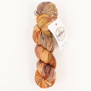 Divine Yarn Touch Merino Silk Cashmere 437 Yds Hand Dyed Cornucopia Colorway
